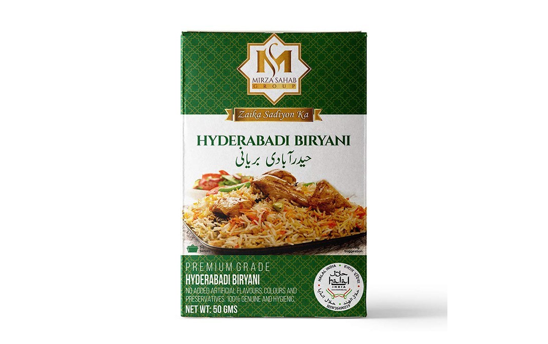 Mirza Sahab Hyderabadi Biryani    Box  50 grams